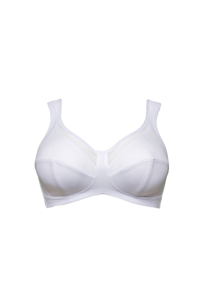 Ellie Wireless Bra, White